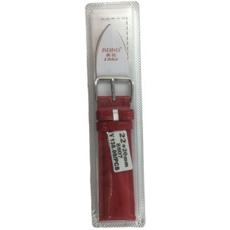 Leather Strap Red 1804